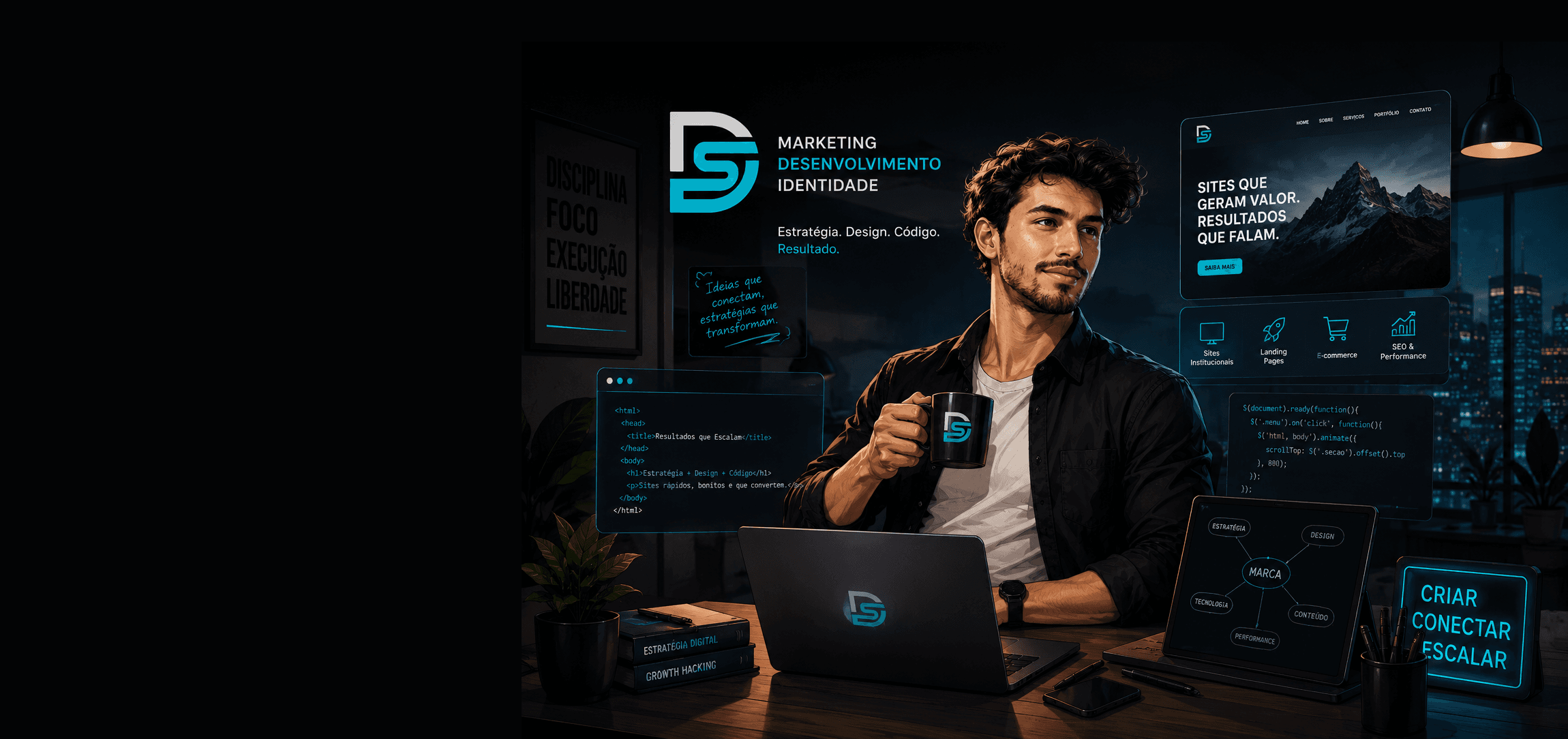 Guilherme Sanches criando experiências digitais na DevSanches